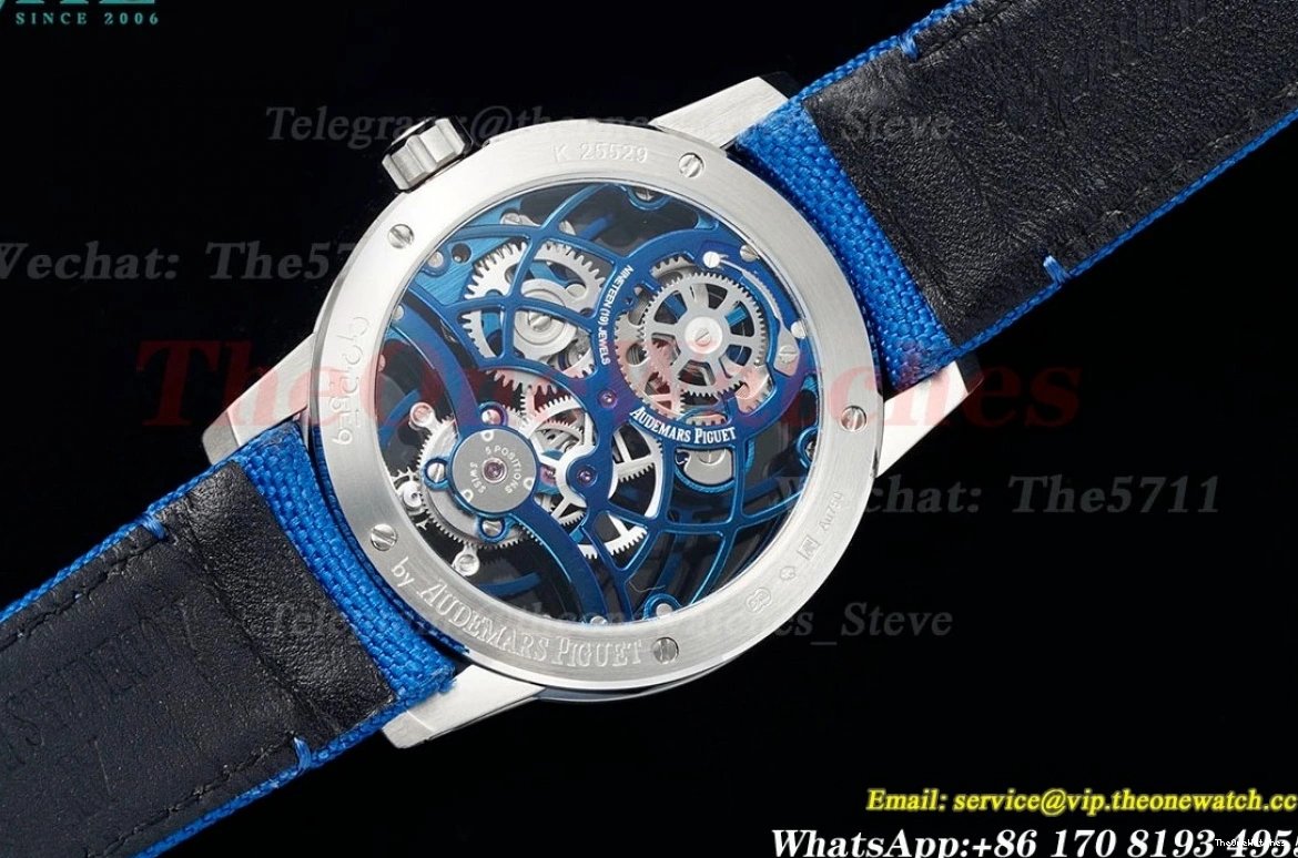 SS Toub 26600NB 41mm NY Skeleton Dial APPF Code11.59 1230